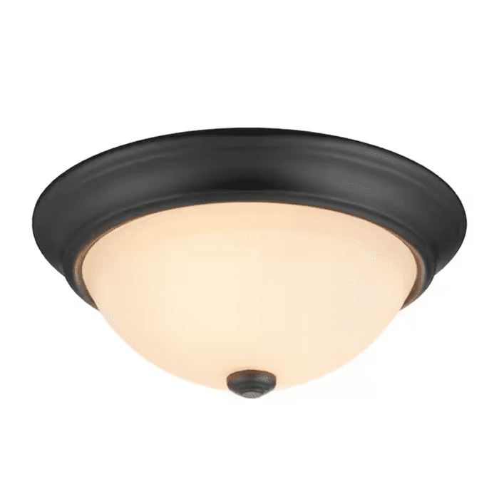 2-Light 13-In Matte Bronze Led, Flush Mount Light - Image 9