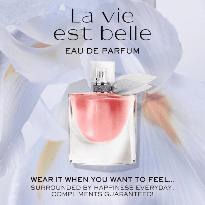 La Vie Est Belle Eau De Parfum - Long Lasting Fragrance with Notes of Iris, Earthy Patchouli, Warm Vanilla & Spun Sugar - Floral & Sweet Women'S Perfume - Image 3