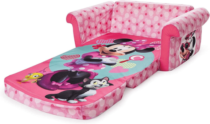 Furniture, Children'S 2 in 1 Flip Open Foam Sofa, Minnie Mouse, by Spin Master - Image 4