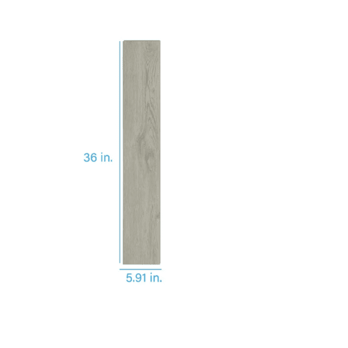 Slate Oak Gray 6-Mil X 6-In W X 36-In L Waterproof Interlocking Luxury Vinyl Plank Flooring (22.17-Sq Ft/ Carton) - Image 7