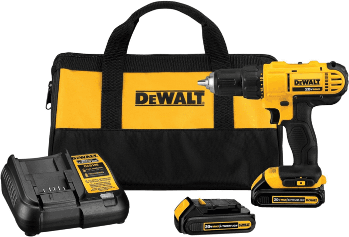 20V Max Cordless Drill/Driver Kit, 2 Batteries and Charger Included (DCD771C2)