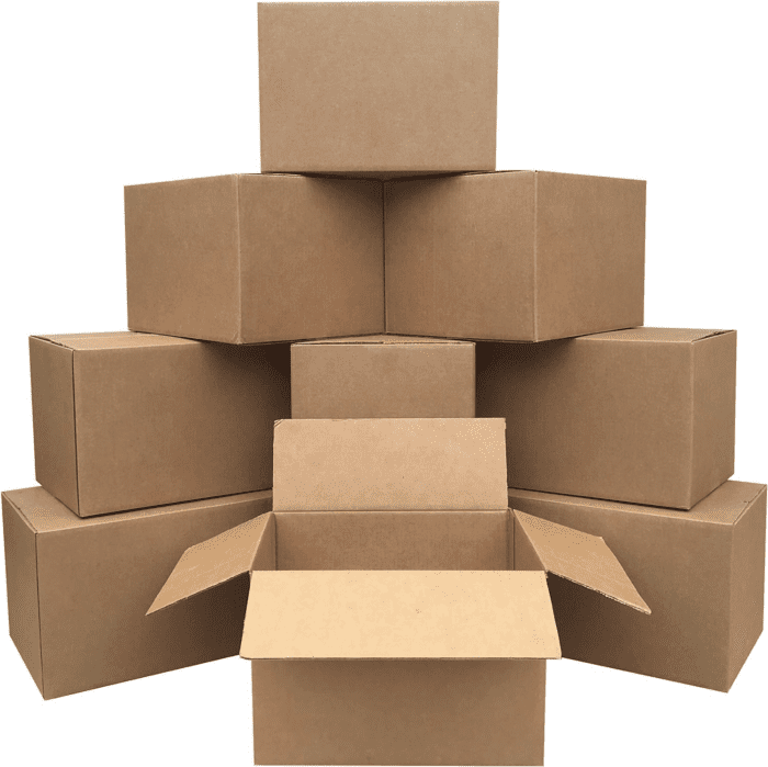 Cardboard Shipping and Packing Moving Boxes, 10 Pack, Medium, Brown, 18" X 14" X 12"