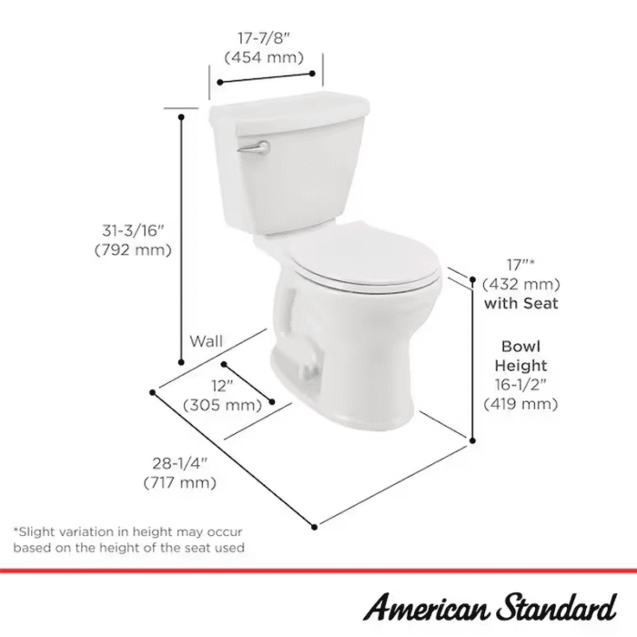 Champion White round Chair Height Soft Close 2-Piece Toilet 12-In Rough-In 1.6 GPF - Image 10