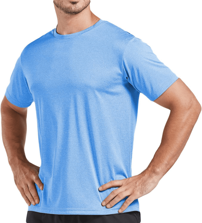 5 Pack Men'S Dry Fit T Shirts, Athletic Running Gym Workout Short Sleeve Tee Shirts for Men - Image 4