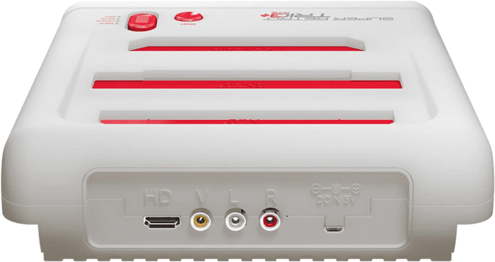 Retro-Bit Super Retro Trio HD plus 720P 3 in 1 Console System - HDMI Port - for Original NES/SNES, Super Nintendo and Sega Genesis Games - Red/White - Image 6