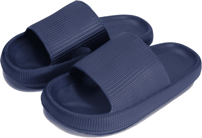 Cloud Slippers for Women and Men, Pillow House Slippers Shower Shoes Indoor Slides Bathroom Sandals, Ultimate Comfort, Lightweight, Thick Sole, Non-Slip, Easy to Clean