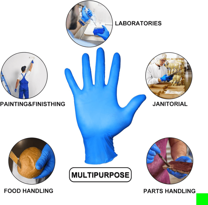 Nitrile Exam Gloves Disposable Gloves，Powder Free, Cleaning Service Gloves, Latex Free - Image 2