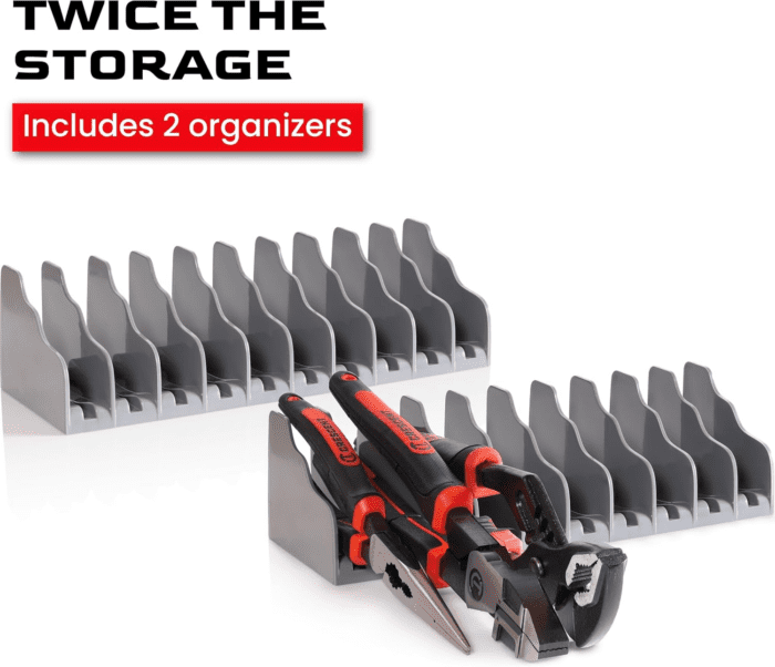 Plier and Wrench Organizer Rack (2 Pack) - Image 3