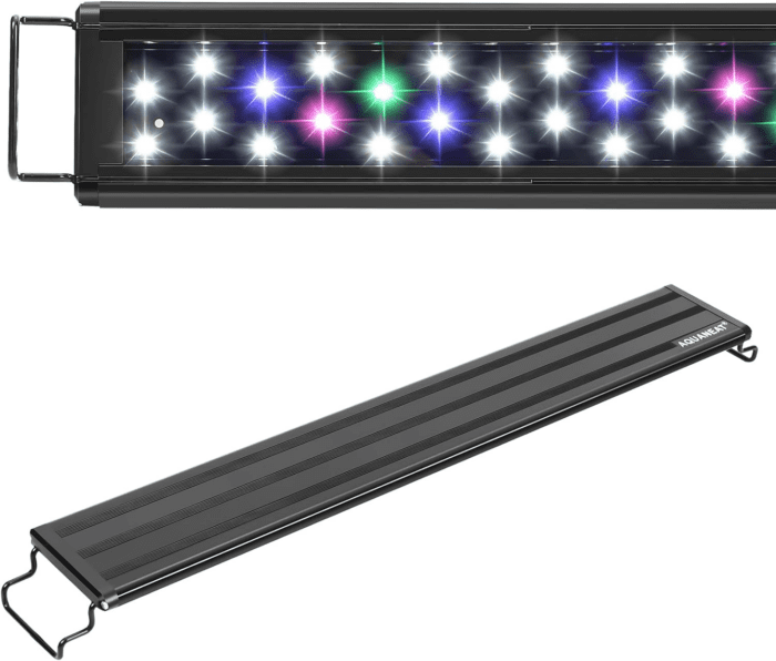 LED Aquarium Light Full Spectrum for 18 Inch to 24 Inch Fish Tank Light Fresh Water Light