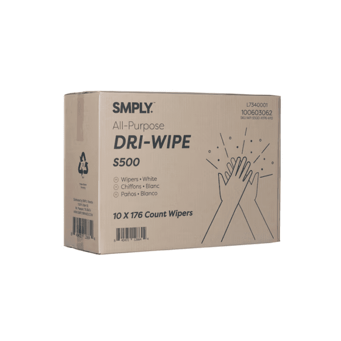 SMPLY All Purpose Dri-Wipe S500 Non-Woven Fiber Cloth - Image 2