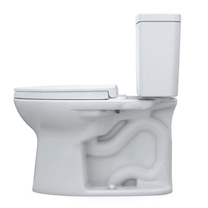 Drake Cotton Elongated Chair Height Soft Close 2-Piece Toilet 12-In Rough-In 1.6 GPF - Image 12