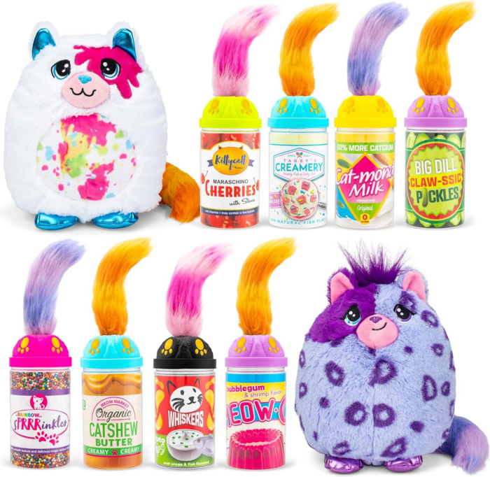 Misfittens Cats - Surprise Collectible Plush - Series 3 Wild Cats, Kittens, Stuffed Cat Plushie, Furry Surprise Toy for Girls, Boys, Kids and Toddlers Ages 3+, 1 Count (Pack of 1)