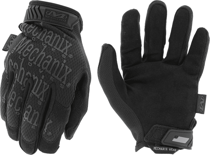 : the Original Covert Tactical Work Gloves with Secure Fit, Flexible Grip for Multi-Purpose Use, Durable Touchscreen Safety Gloves for Men (Black, Large)