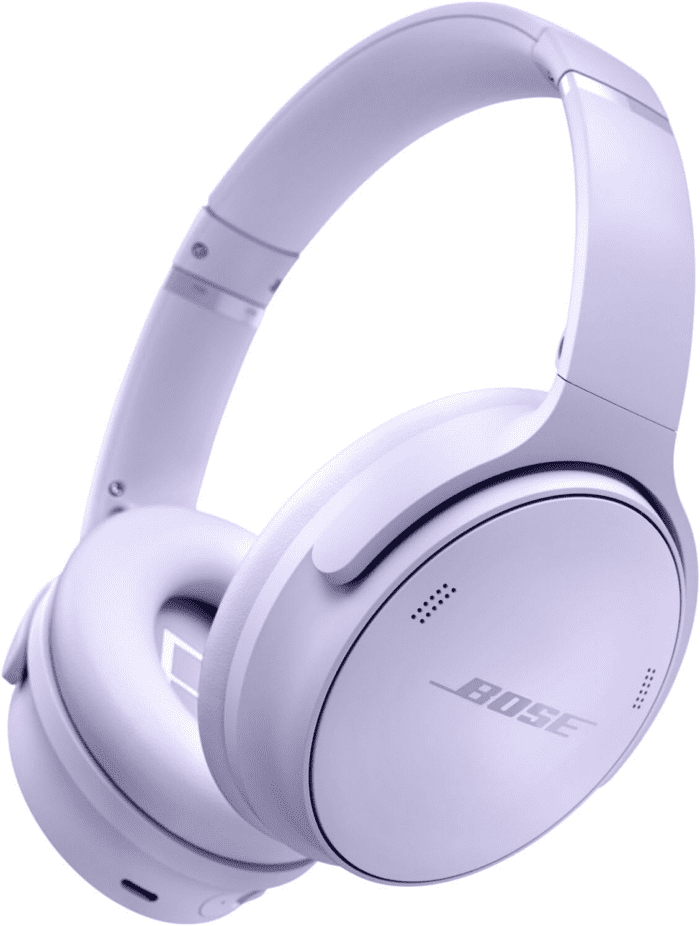 Quietcomfort Wireless Noise Cancelling Headphones, Bluetooth over Ear Headphones with up to 24 Hours of Battery Life, Chilled Lilac - Limited Edition Color