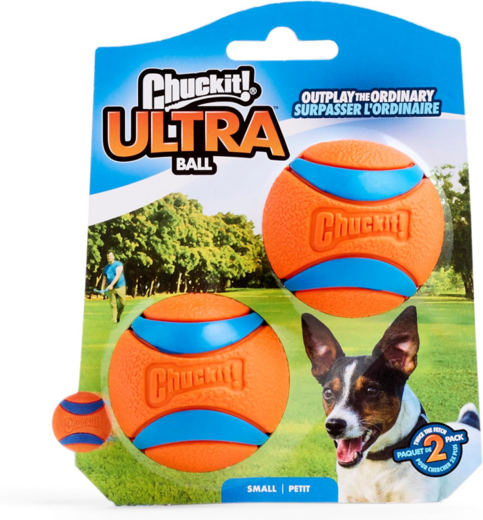 Ultra Ball Dog Toy - Small Bouncy Fetch Balls for Dogs 0-20 Lbs - Made from Durable Rubber - Floating Water Pet Toys - Size Small - 2-Inch Diameter - Pack of 2 - Image 9