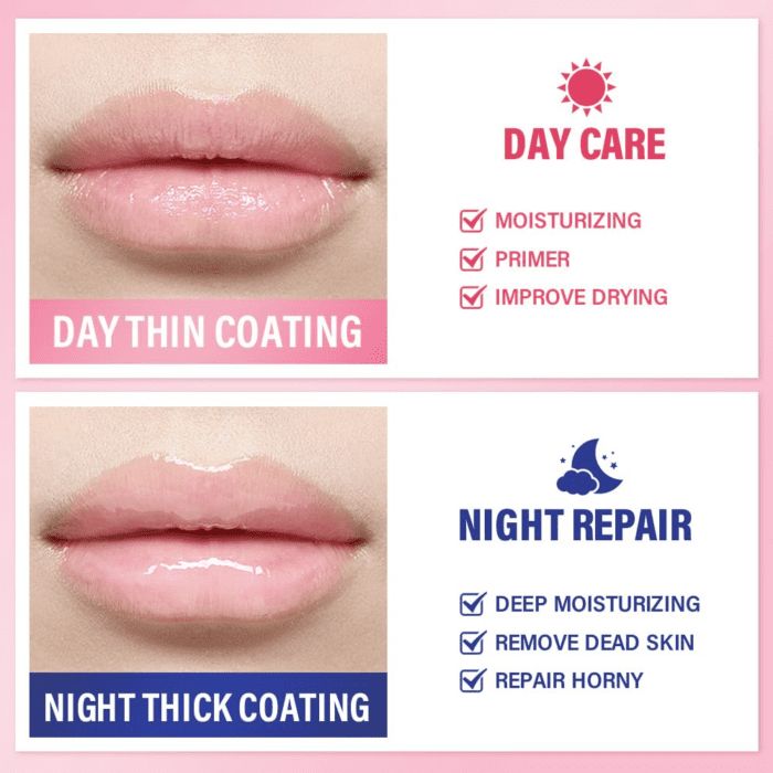 Sleeping Lip Mask, Nourish & Hydrate Lip Mask with Vitamin C, Antioxidants, Lip Balm, Lip Skin Care, Improve Lip Color, Reduce Lip Lines - Image 3