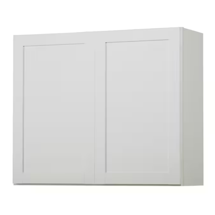 Arcadia 30-In W X 30-In H X 12-In D White Wall Fully Assembled Cabinet (Recessed Panel Shaker Door Style) - Image 33