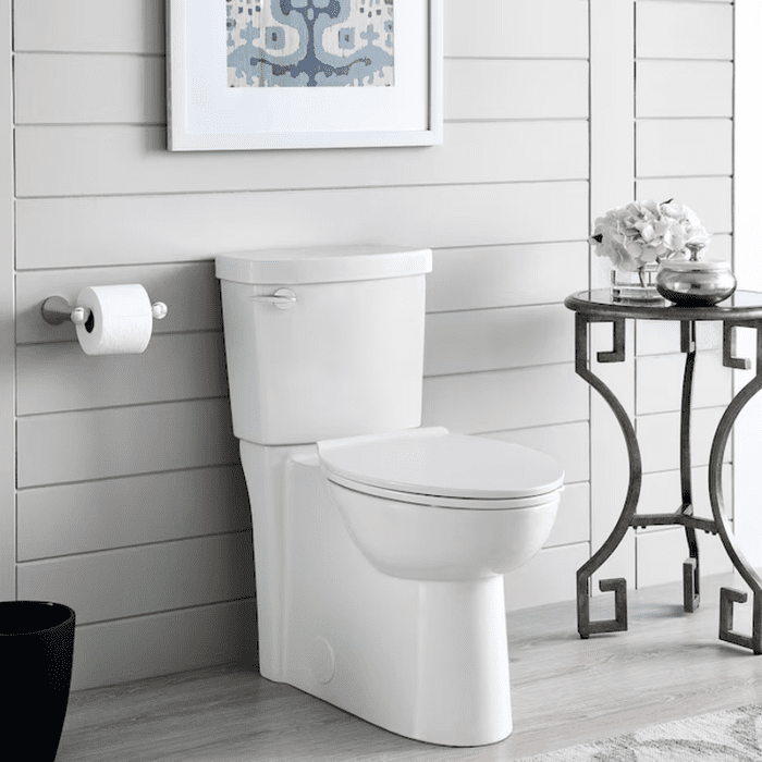 Clean White Elongated Chair Height Soft Close 2-Piece Toilet 12-In Rough-In Watersense 1.28 GPF - Image 9