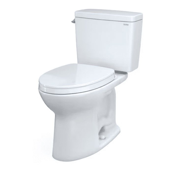 Drake Cotton Elongated Chair Height Soft Close 2-Piece Toilet 12-In Rough-In 1.6 GPF - Image 10