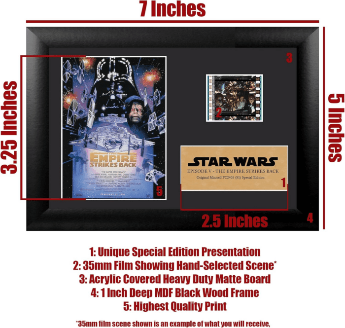 Star Wars Episode V - the Empire Strikes Back - Officially Licensed Collectible 7” X 5” Minicell Desktop Presentation USFC2405 - Image 5