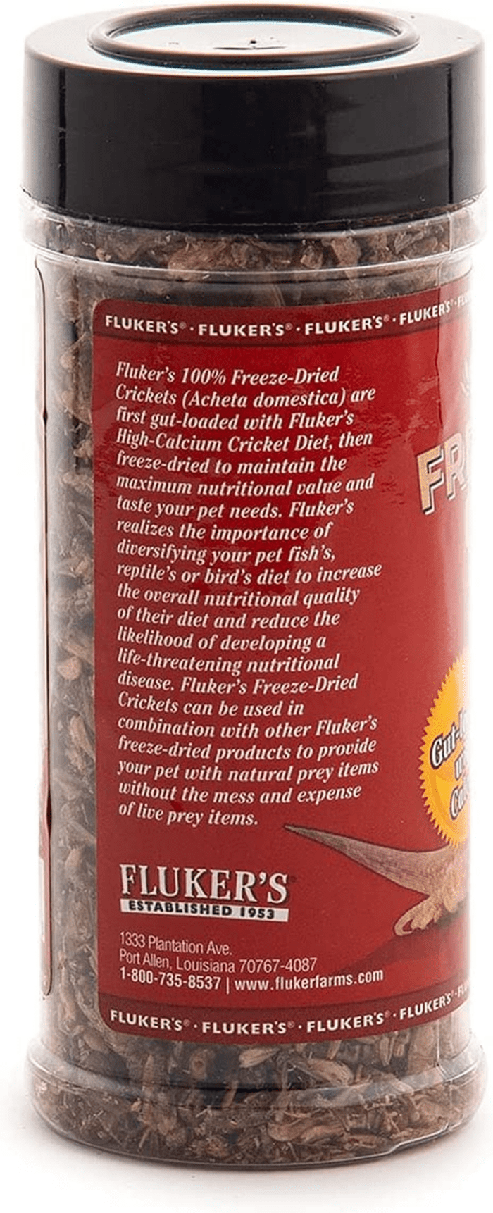 Freeze Dried Crickets, Ideal for Reptiles, Birds, and Fish, Packed with Protein and Essential Nutrients, 1.2 Oz - Image 3