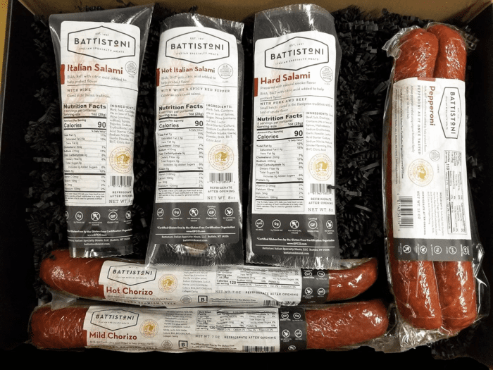 "Tour of Italy" Gourmet Italian Meat Sampler Gift Box