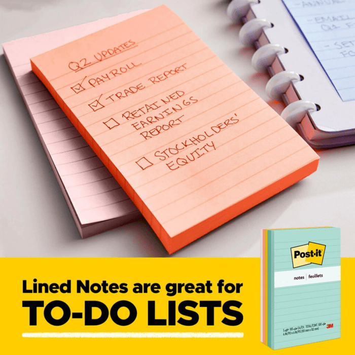 Notes, 3X3 In, 3 Pads, America'S #1 Favorite Sticky Notes, Poptimistic Collection, Bright Colors (Guava, Aqua, Neon Green), Clean Removal, Recyclable - Image 9