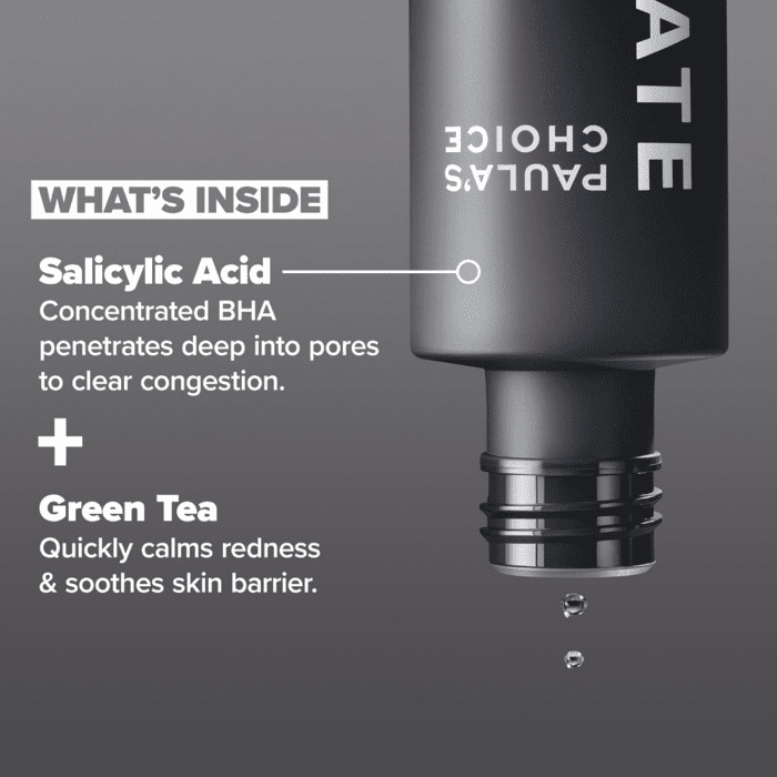 SKIN PERFECTING 2% BHA Liquid Salicylic Acid Exfoliant-Facial Exfoliant for Blackheads, Enlarged Pores, Wrinkles & Fine Lines - Image 5