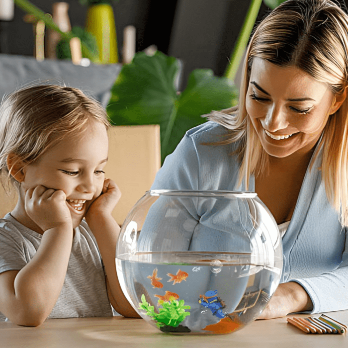 Floating Fish Tank Decorations, Aquarium Decorations, Lovely Diver Fish Tank Decorations, Floating Device Fish Tank Accessories，Suitable for All Kinds of Fish Tanks… - Image 9