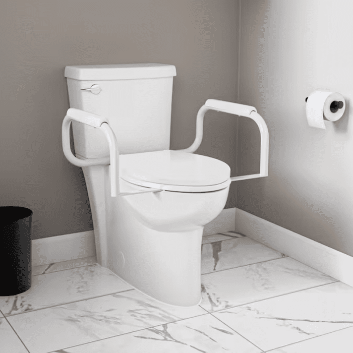 Clean White Elongated Chair Height Soft Close 2-Piece Toilet 12-In Rough-In Watersense 1.28 GPF - Image 8