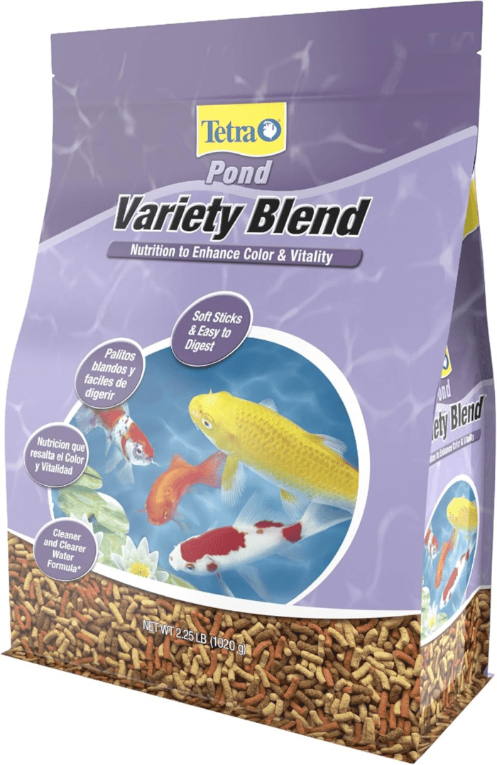 pond Variety Blend, Pond Fish Food, for Goldfish and Koi Yellow 2.25 Pound (Pack of 1)