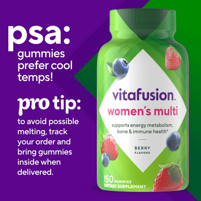 Womens Multivitamin Gummies, Berry Flavored Daily Vitamins for Women with Vitamins A,C,D,E,B-6 and B-12, America’S Number 1 Gummy Vitamin Brand, 75 Days Supply, 150 Count (Package May Vary) - Image 8