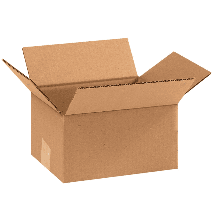 Corrugated Cardboard Box 9"L X 7"W X 5"H (Pack of 25), Cardboard Boxes Perfect for Moving, Storing, Packing & Shipping, Ideal for Small & Medium Items, Storage, and Mailing