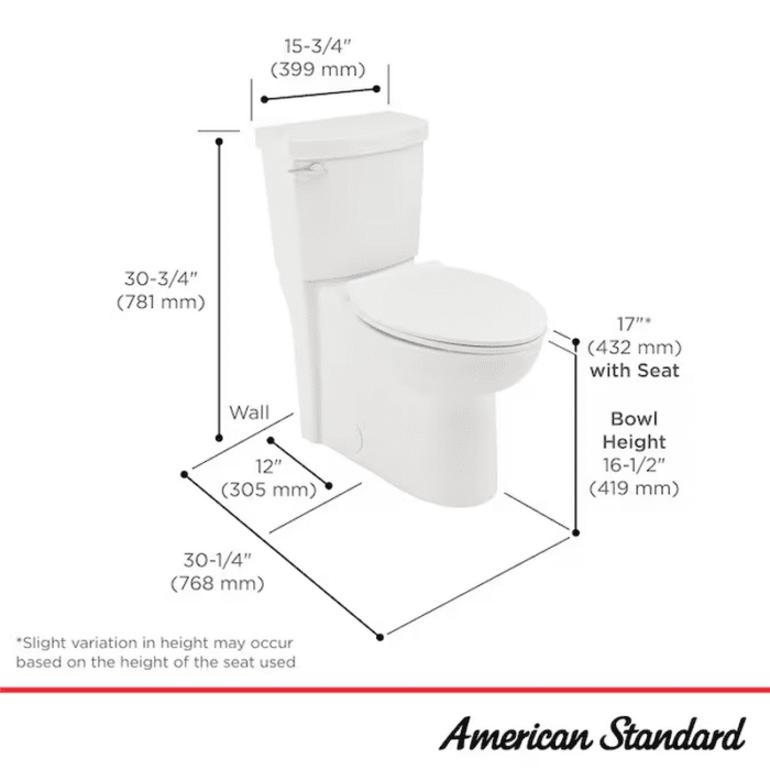 Clean White Elongated Chair Height Soft Close 2-Piece Toilet 12-In Rough-In Watersense 1.28 GPF - Image 10