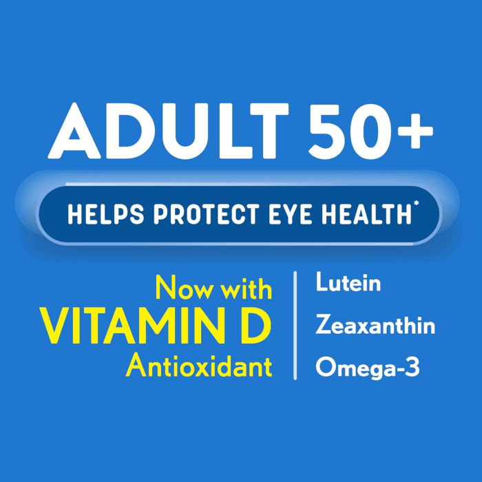 Eye Vitamin & Mineral Supplement, Contains Zinc, Vitamins C, E, Omega 3, Lutein, & Zeaxanthin, 90 Softgels (Packaging May Vary) - Image 4