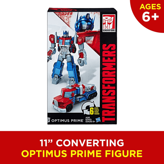 Toys Heroic Optimus Prime Action Figure - Timeless Large-Scale Figure, Changes into Toy Truck - Toys for Kids 6 and Up, 11-Inch (Amazon Exclusive) - Image 5