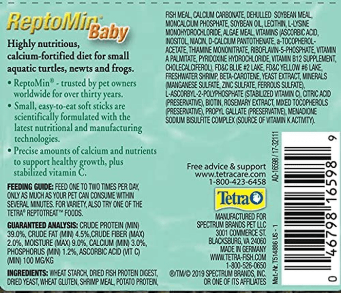 Reptomin Baby Floating Food Sticks, 0.92-Oz (26G) - Image 7