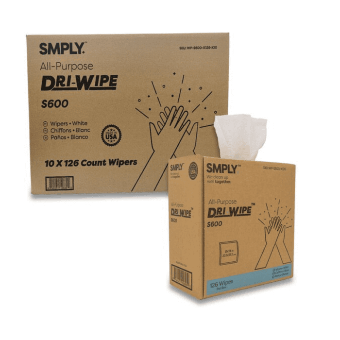 SMPLY All Purpose Dri-Wipe S600 10-Pack Non-Woven Fiber Cloth - Image 2