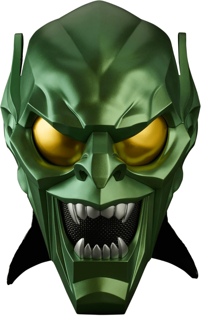 MARVEL Legends Series Green Goblin Premium Roleplay Helmet, : No Way Home Adult Collectible Roleplay Gear