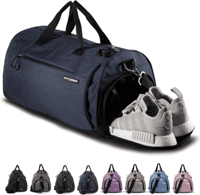 ® Gym Bag for Men & Women with Shoe & Wet Compartment - Duffle Bag for Travel, Sports, Fitness & Workout