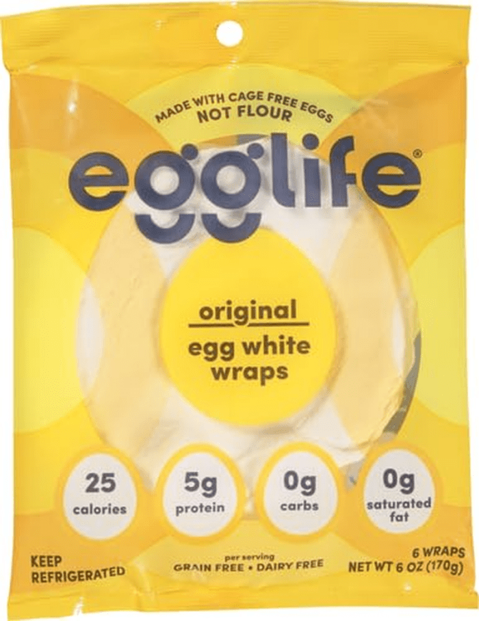 Original Style Egg White Wraps - No Flour, Cage Free Eggs - Gluten Free, Dairy Free, Sugar Free - Keto and Paleo Friendly, 6 Count - Image 2