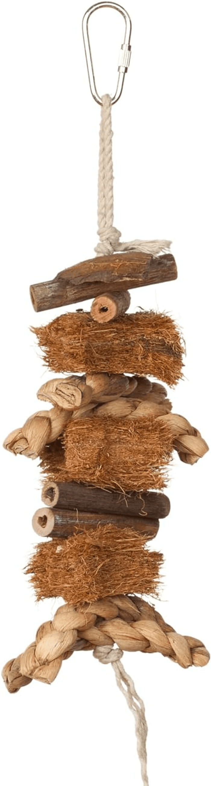 Prevue Hendryx 62803 Naturals Coco Rope Mini Bird Toy, 8 X 2.5