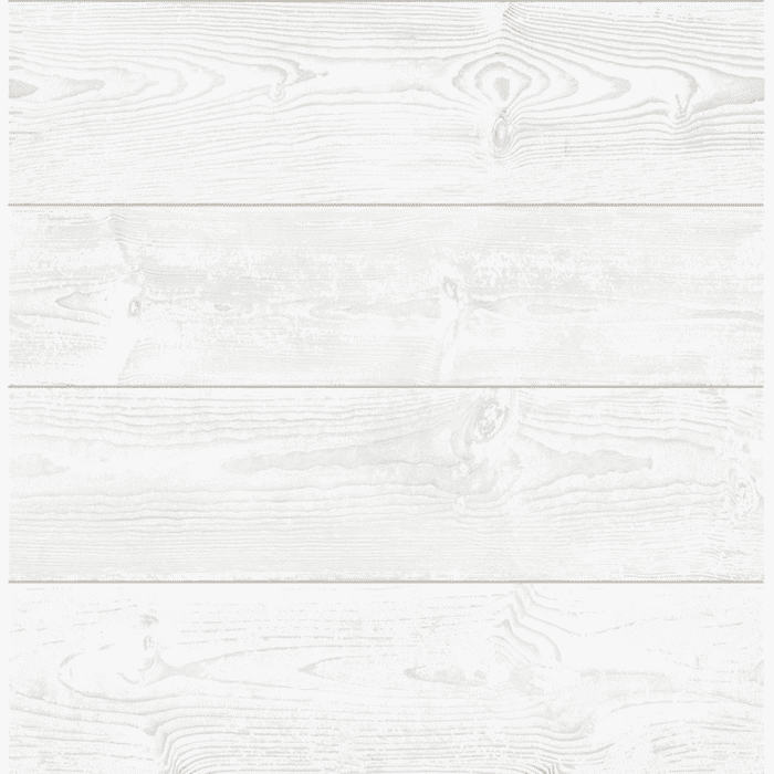 30.75-Sq Ft White Vinyl Textured Wood 3D Self-Adhesive Peel and Stick Wallpaper