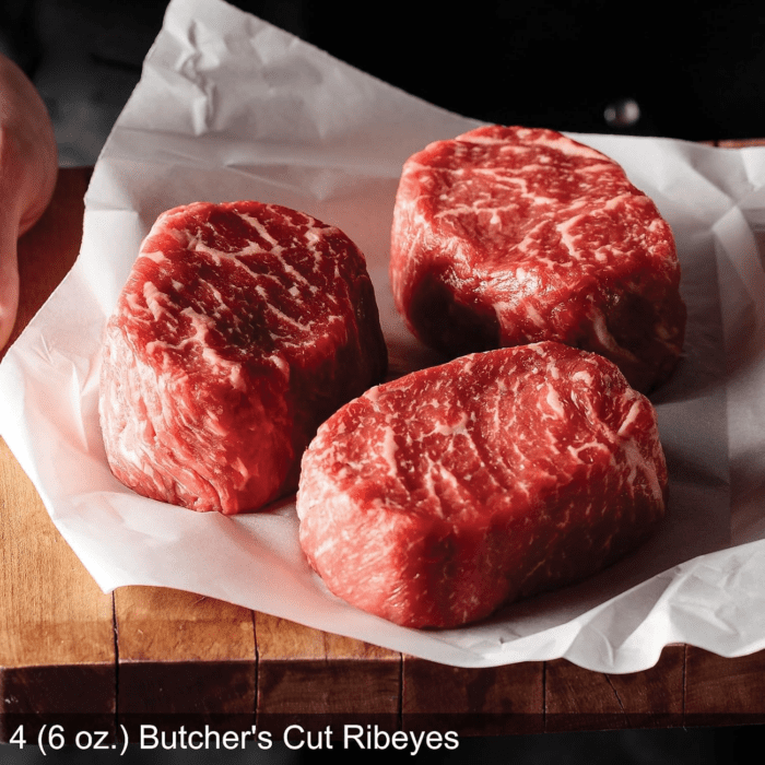 Premier Ribeye Steakhouse Gift Bundle (4X Butcher'S Cut Ribeyes, 4X Pureground Delmonico Ribeye Burgers, 4X Air-Chilled Steakhouse Chicken Breasts, 4X Individual Baguettes with Garlic Butter, 4X Potatoes Au Gratin, 4X Caramel Apple Tartlets, 1 Jar  Seasoning) - Image 2