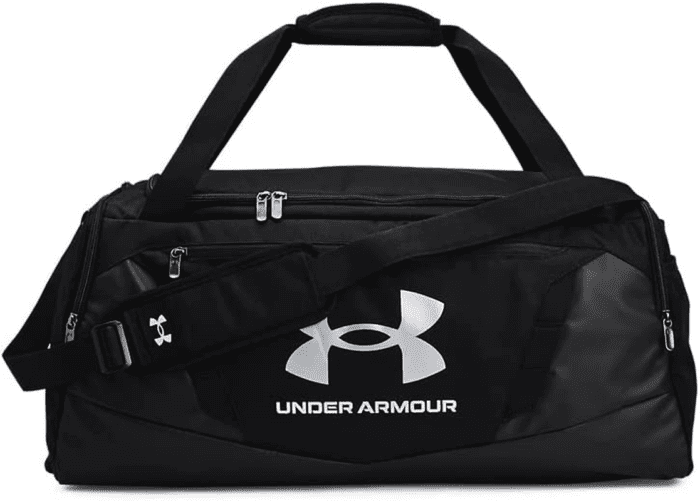 Unisex-Adult Undeniable 5.0 Duffle-Large , Black (001)/Metallic Silver , One Size Fits Most