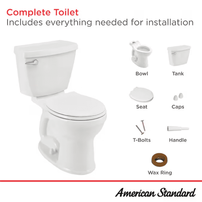 Champion White round Chair Height Soft Close 2-Piece Toilet 12-In Rough-In 1.6 GPF - Image 11