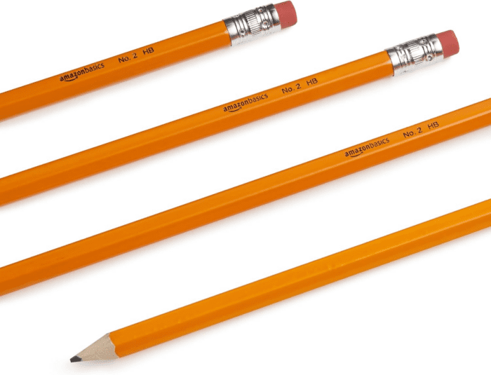 Wood-Cased #2 Pencils, Pre-Sharpened, HB Lead Bulk Box, 150 Count, Yellow - Image 3