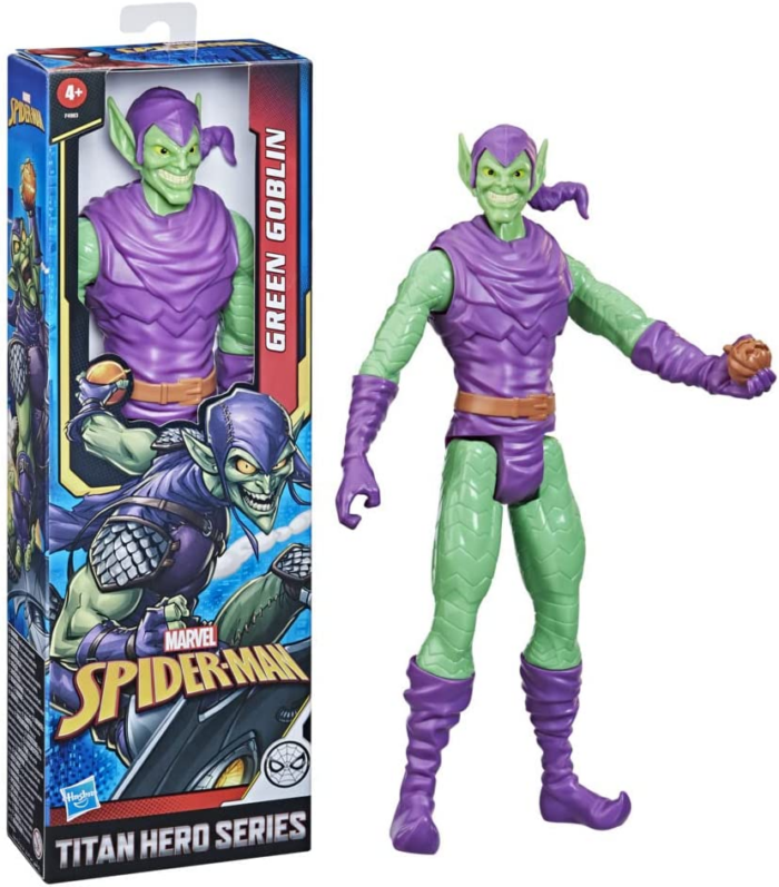 Titan Hero Series Green Goblin Toy 12-Inch-Scale Collectible Action Figure, Kids Ages 4 and Up - Image 2