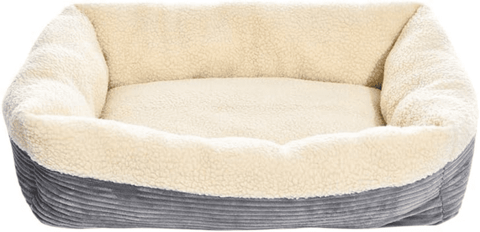 24-Inch Machine Washable Self Warming Pet Bed for Cat or Dog, Rectangle, Grey, 24"L X 20"W X 7"H - Image 3