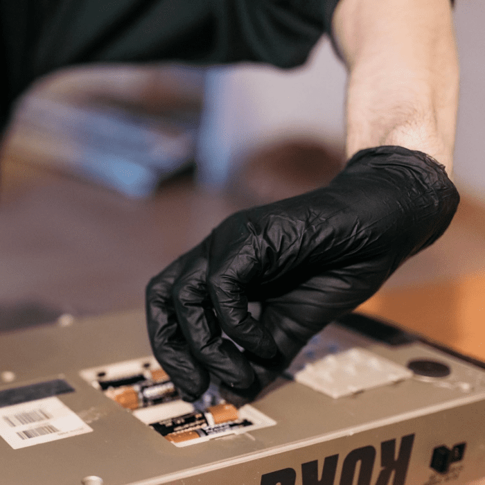 Black Disposable Nitrile Industrial Gloves, 5 Mil, Latex & Powder-Free, Food-Safe, Textured - Image 9